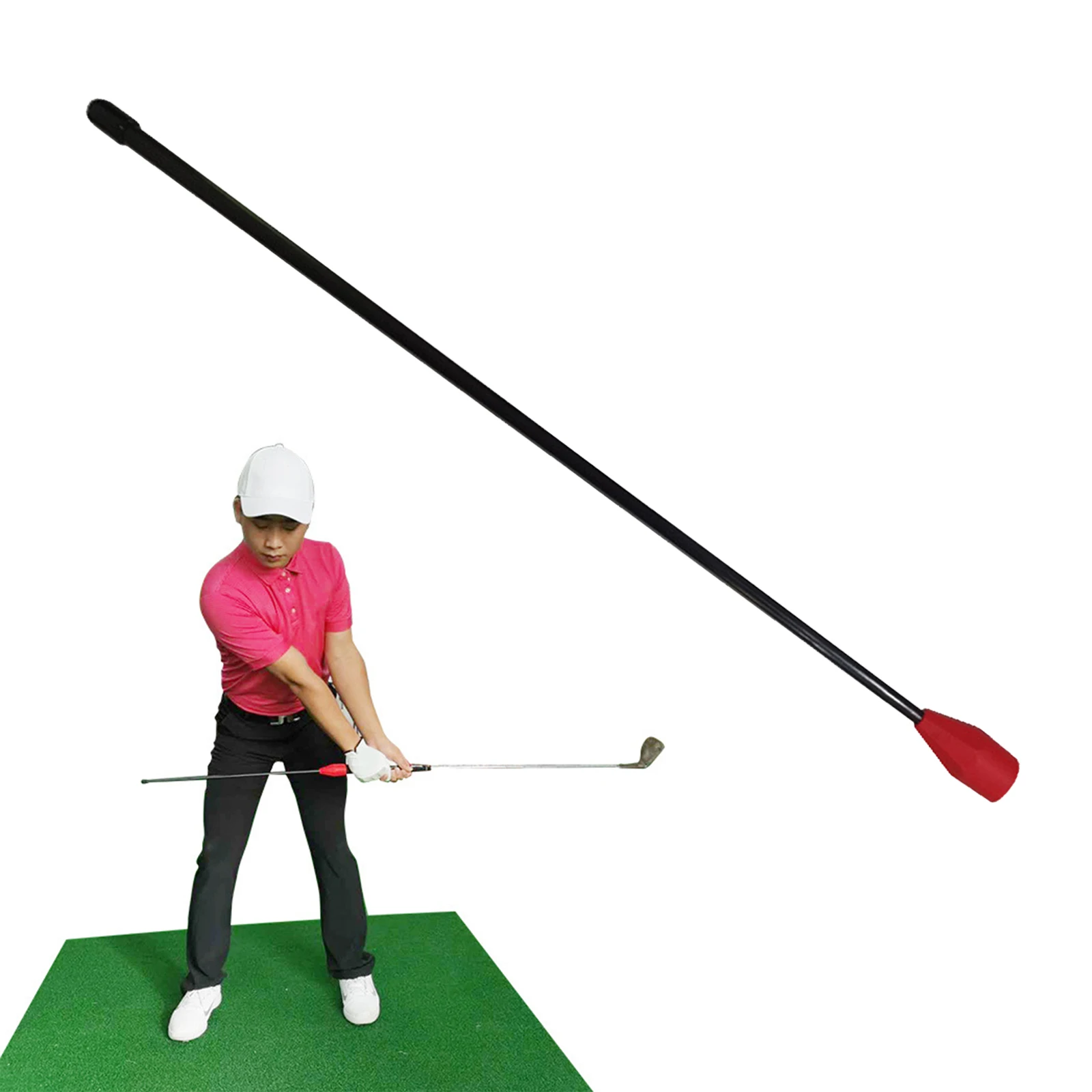 20 Inch Golf Swing Trainer Beginner Gesture Alignment Correction For Golf Beginners Golf Training Aids Practice Aid