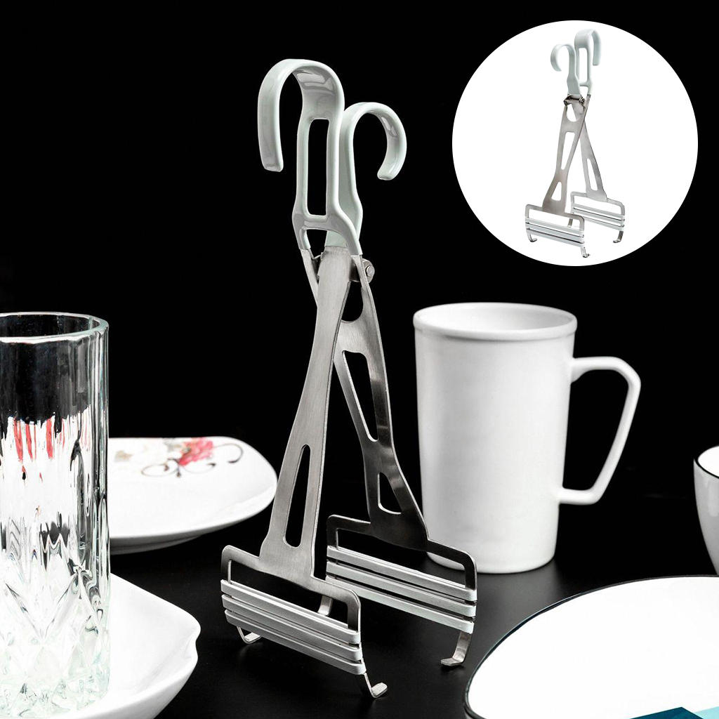 Household Pot Clips Anti-scalding Stainless Steel Bowl Clamp Lifter Dish Plate Tongs Steaming Holder Kitchen