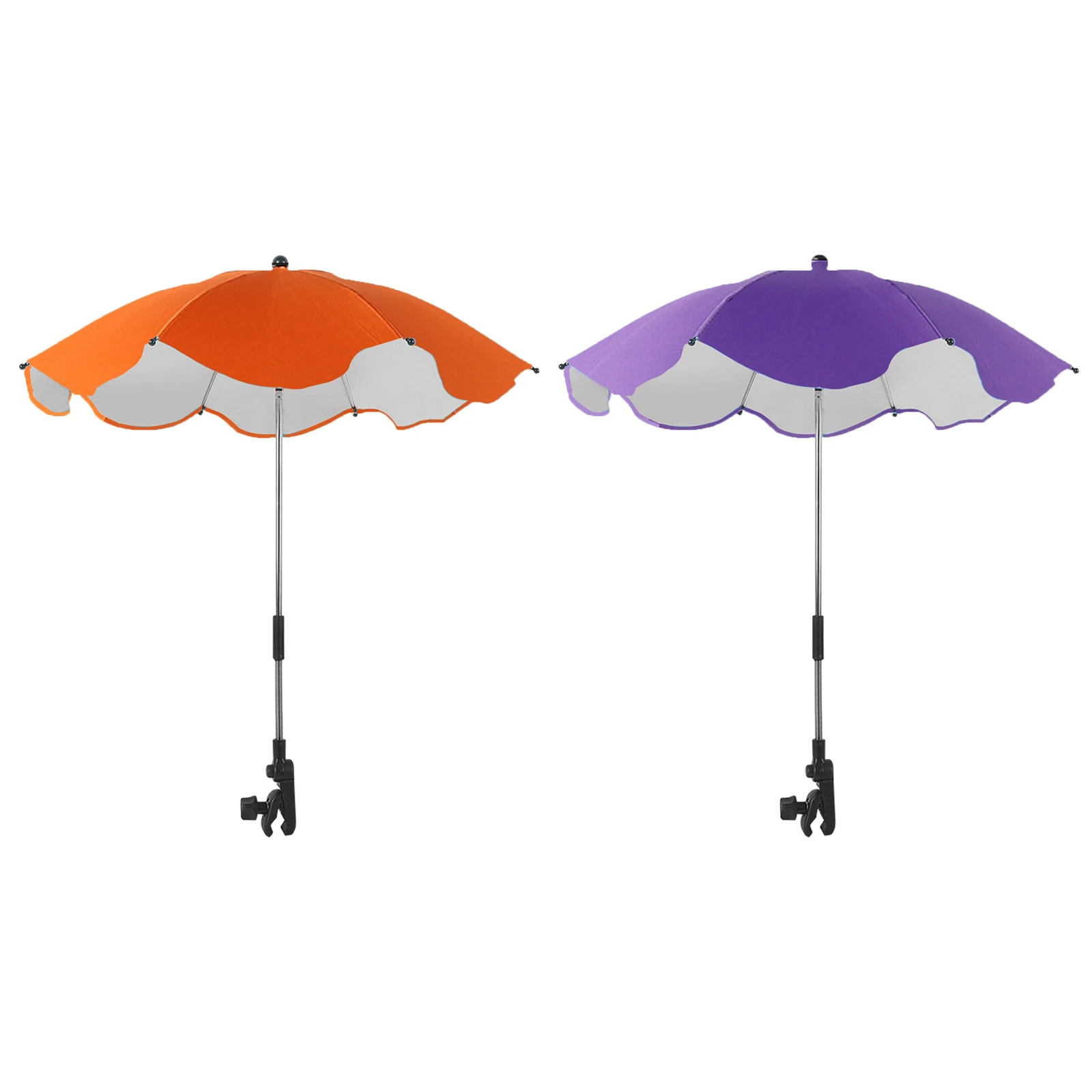 Detachable Baby Stroller Umbrella Pram Trolley UPF50+ Parasol Canopy Cover