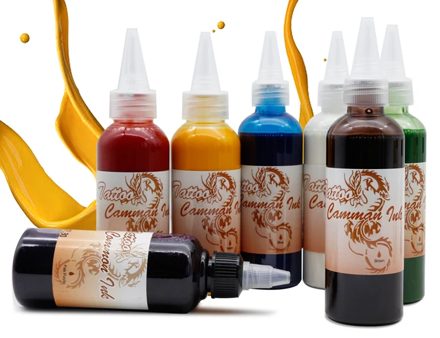 Airbrush Temporary Tattoo Ink Facial ink Plant Pigments For Spray Pen  Chameleon Body Paint Tattoo Airbrush Tint 30ml /100ml - AliExpress