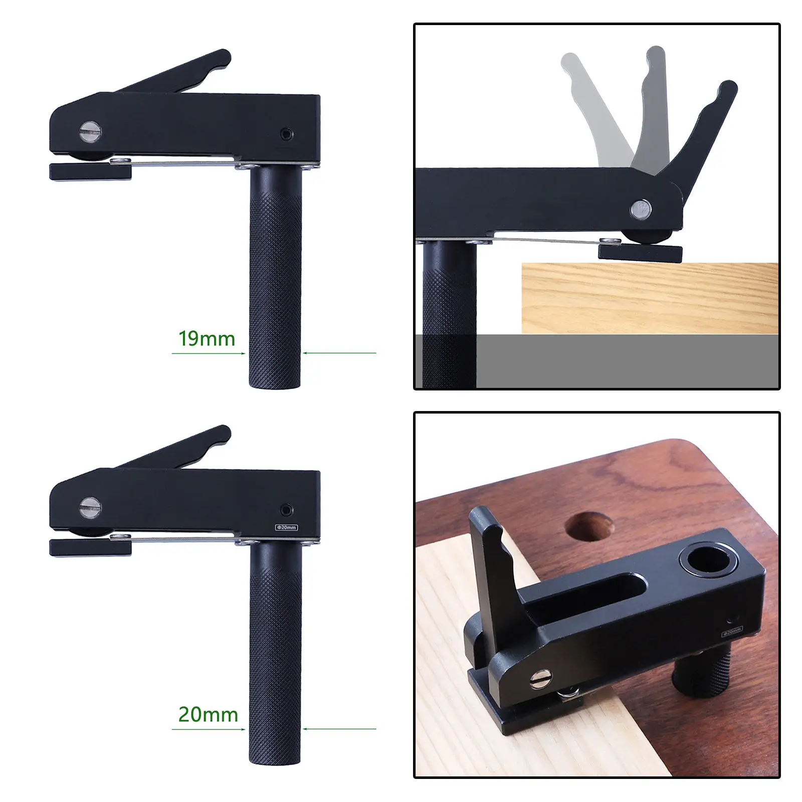 Woodworking Pressure Platen Quick Platen Presser Positioning Bench Table Insert Planning Stop Connector for Household