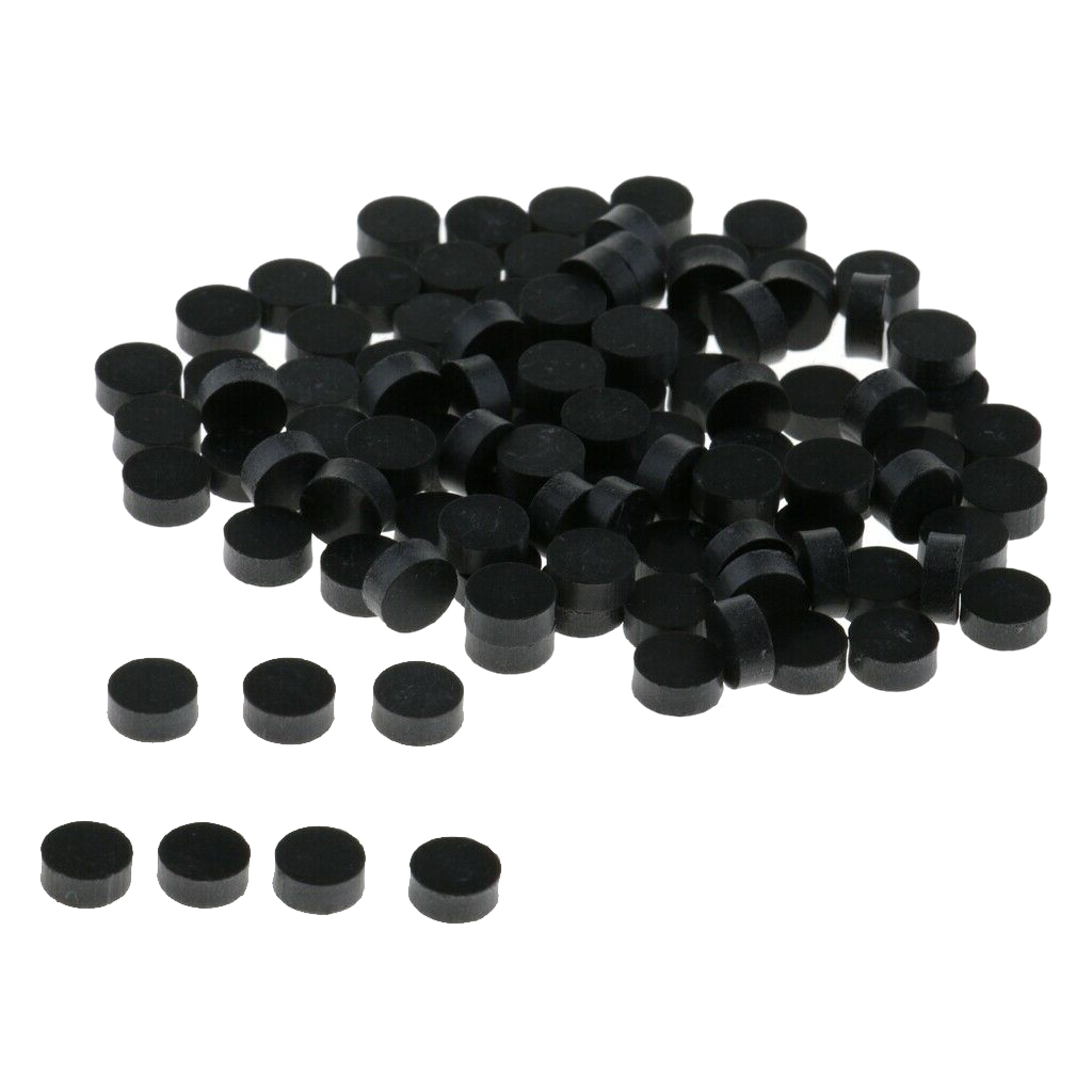 Pack of 50pcs Guitar Fingerboard Acrylic Dot Fret Marker Inlay 6mm Diameter 2.5mm Thickness Black/White
