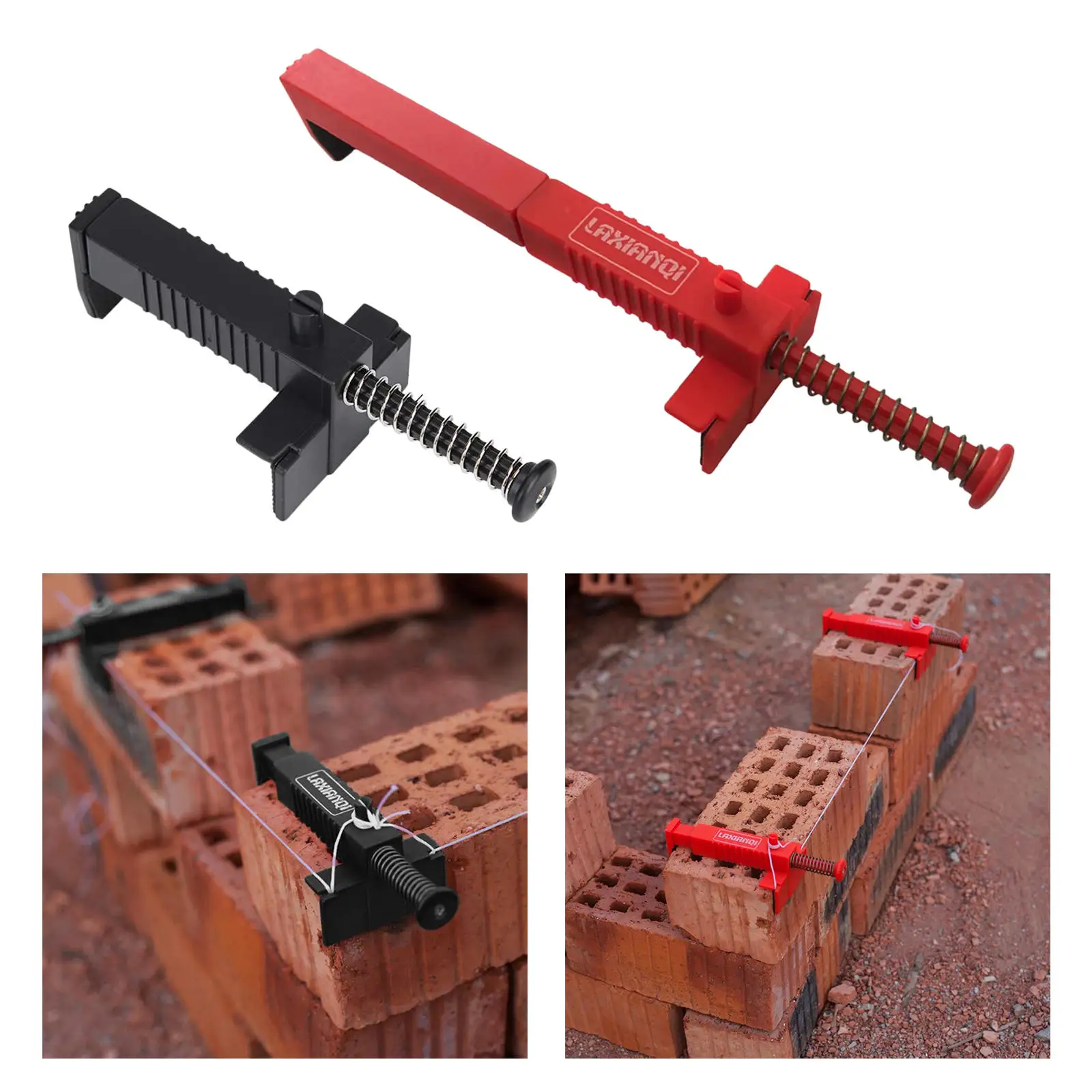 21-24cm Wire Drawer Bricklaying Tool Fixer Bricklaying Puller Bricklayer Hardware Brick Clamps Liner for Wallworkers Bricklaying