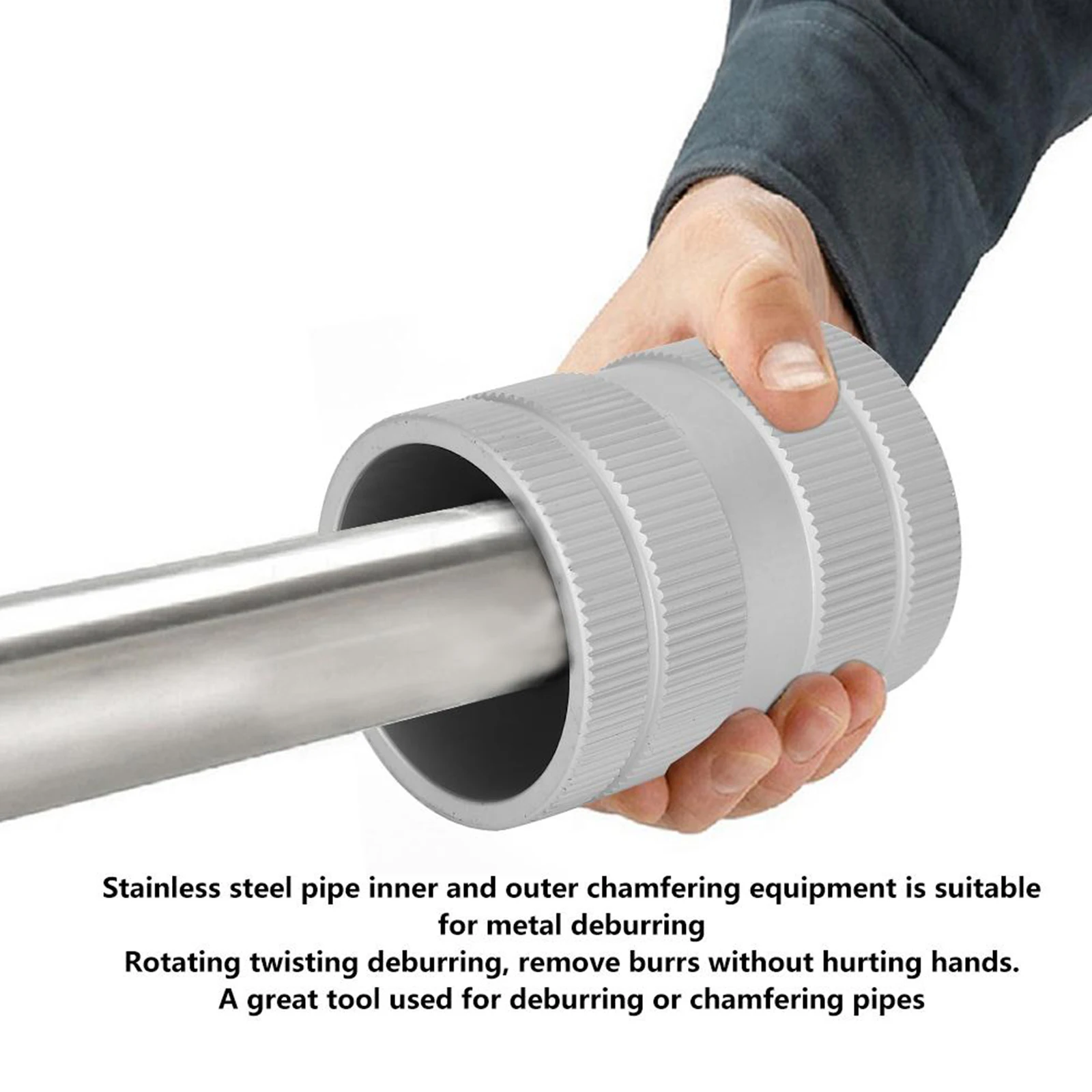 Inner-Outer Reamer Stainless Steel Pipe Deburring Chamfer Tool 1/4in-1 3/8in UT 