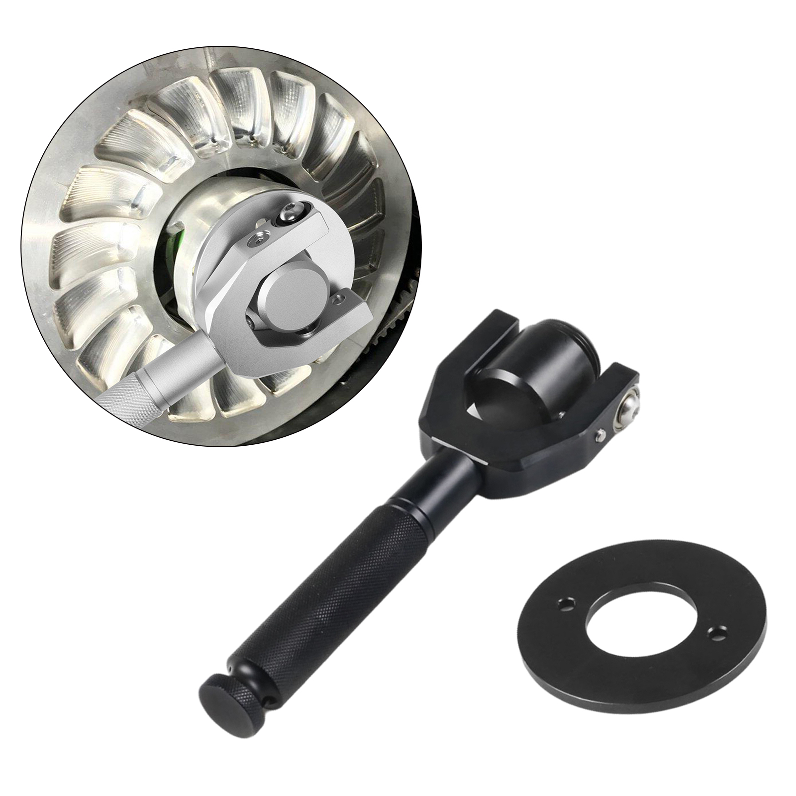 Belt Changing Tool Clutch Removal Compatible with Can-Am Maverick X3 Black