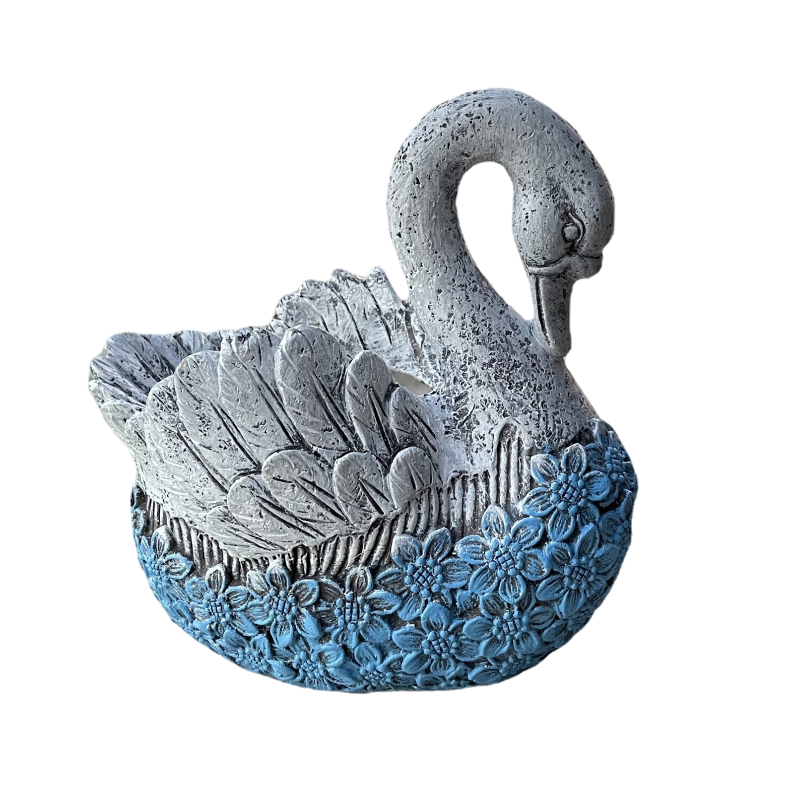 Swan Flowerpot Plant Pot Planter Patio Decoration, Vintage Style