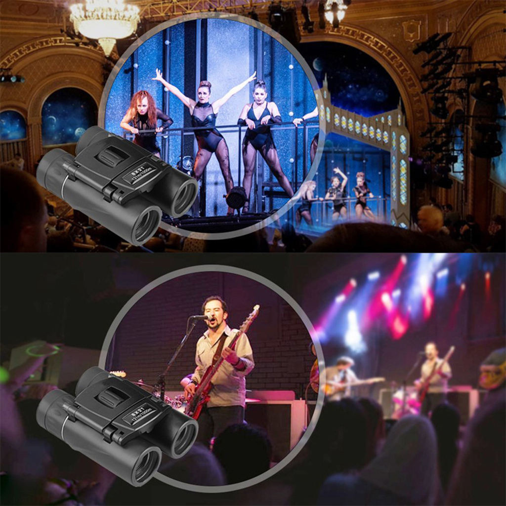 Compact Binoculars 8x21 Binoculars BK7 FMC Optics for Hiking Bird Watching