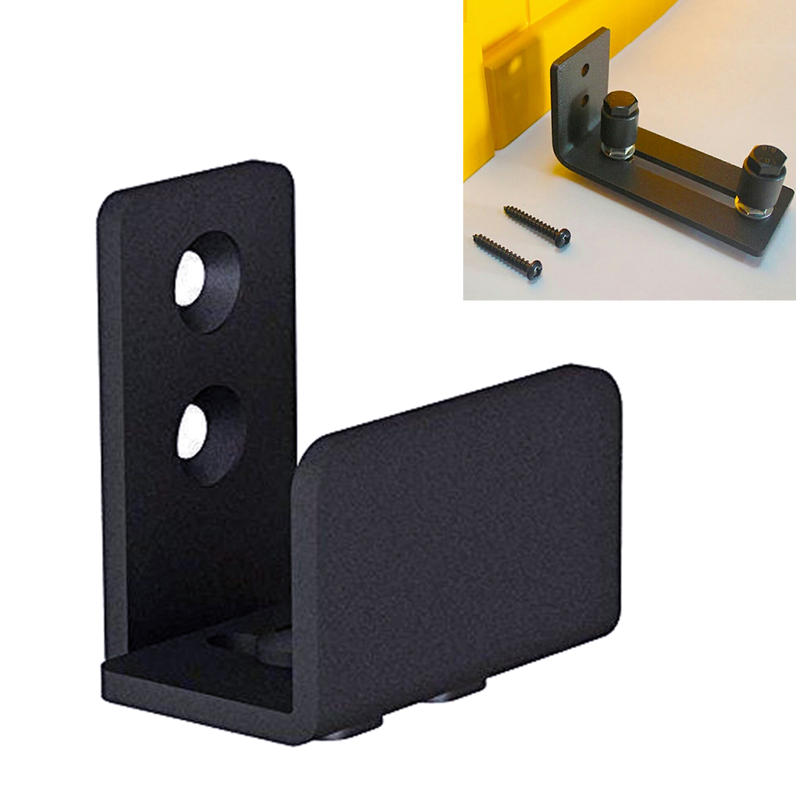 Wall-mounted wall-mounted sliding door bottom floor guide with adjustable