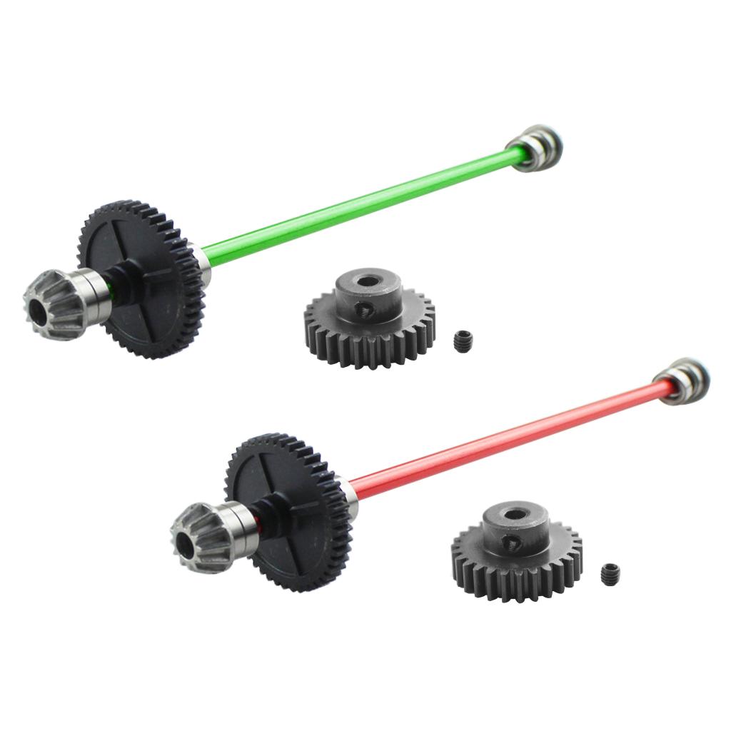 Differential   Gear   Center   Drive   Shaft   Set   Kit   Fits   WLtoys   144001   RC   Car   Parts