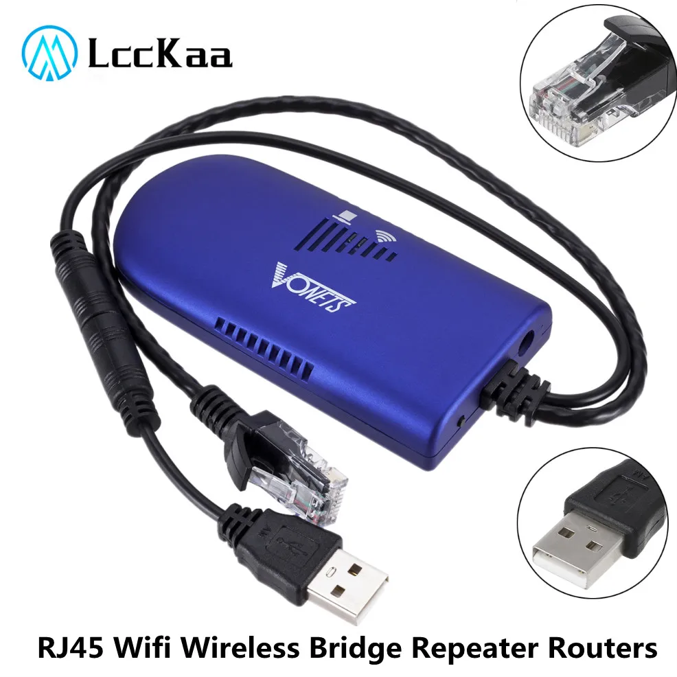 wifi router LccKaa RJ45 Mini Wifi Không Dây Cầu Repeater Router Wi-fi Dongle Cho Máy Tính Nối Mạng Camera Màn Hình VAP11G-300M mobile wifi router