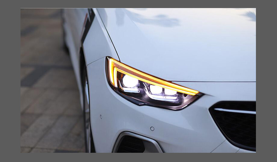 AKD Head Lamp for Opel Buick Regal LED Headlight 2016-2019 Headlights Regal DRL Turn Signal High Beam Angel Eye Projector Lens