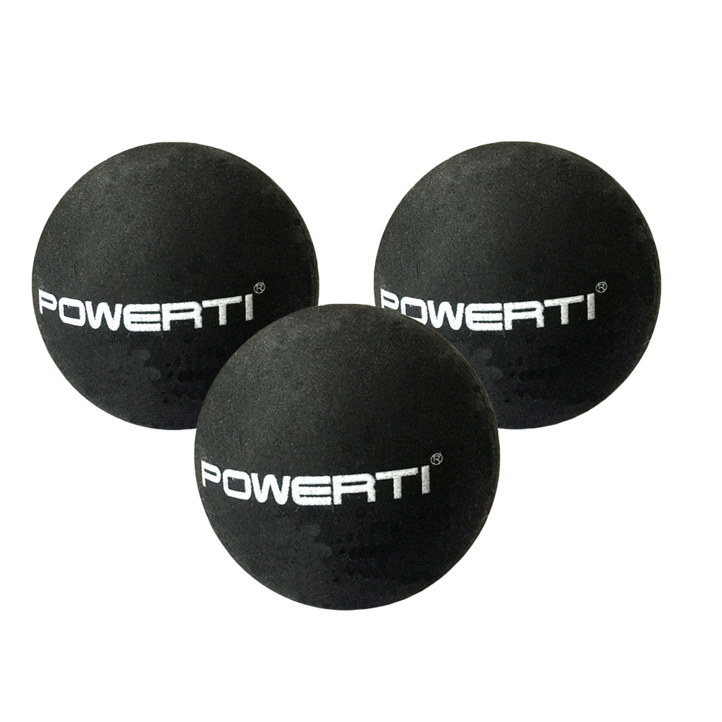 3pc 37mm Squash Ball Rubber Professional Double Yellow Dots Low Speed Balls Replacement Training Equipment