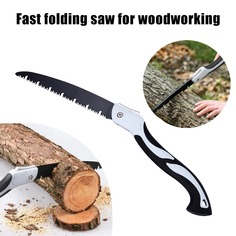 Professional Woodworking Quick Folding Saw Household Small Hand-Held Saw 