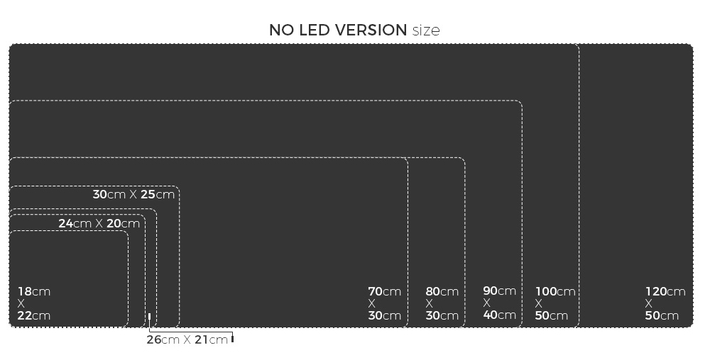 Rgb Led Gaming Mouse Pad Waterproof Large Keyboard Desk Mat_voghion.com
