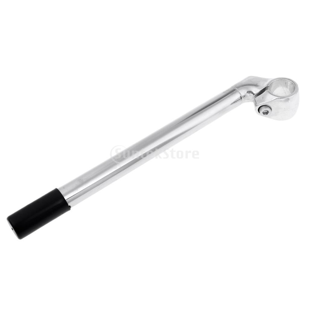 Aluminum Alloy Bike Bicycle Stem Quill Handlebar Stem Riser 25.4mm/1'' 30 Degree Extender Adapter