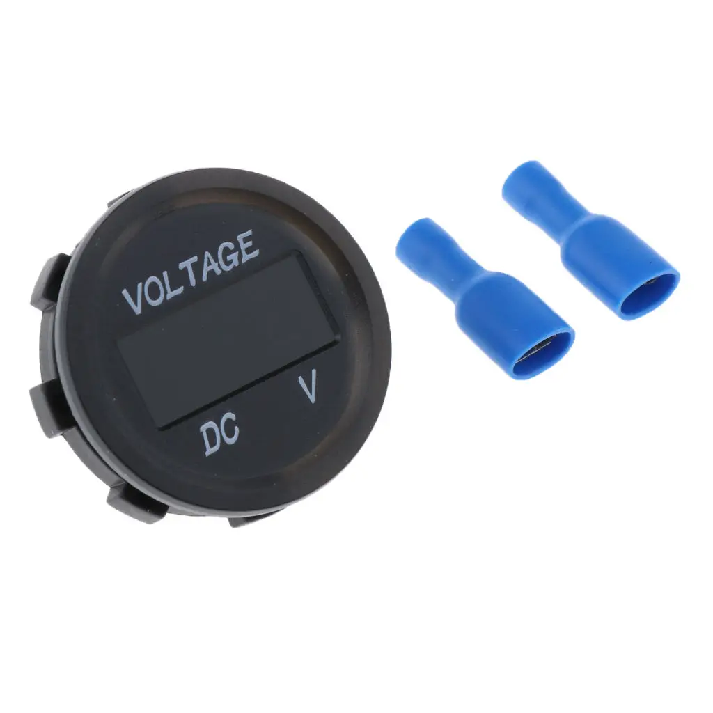 LED Digital Display Voltmeter Waterproof Voltage Meter For Car