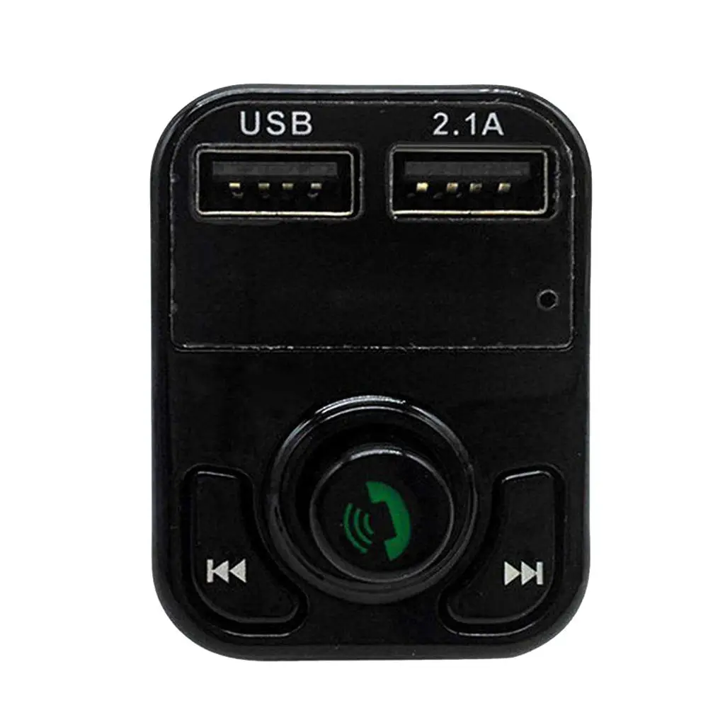 Wireless In-Car Bluetooth FM Transmitter Adapter Car Kit USB Charger