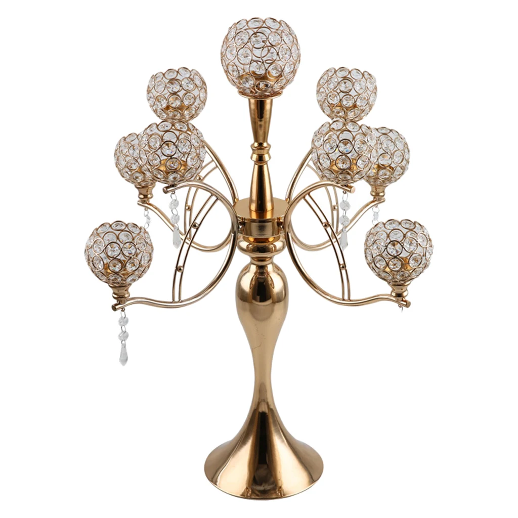 European Luxury Candelabra Candle Holder Candlestick Centerpiece for Wedding