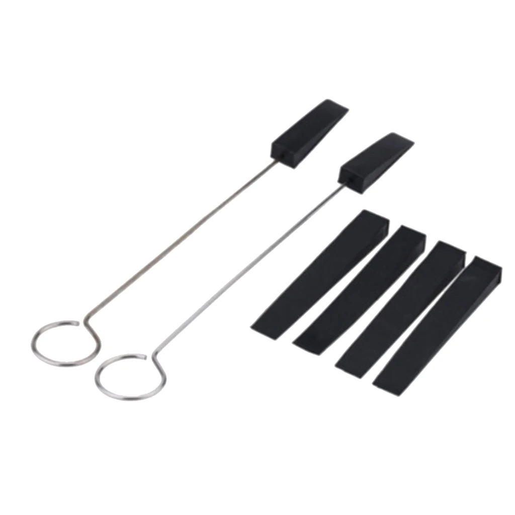 Piano Rubber Mutes+Mute with Handle Set for Students Pianist Beginner