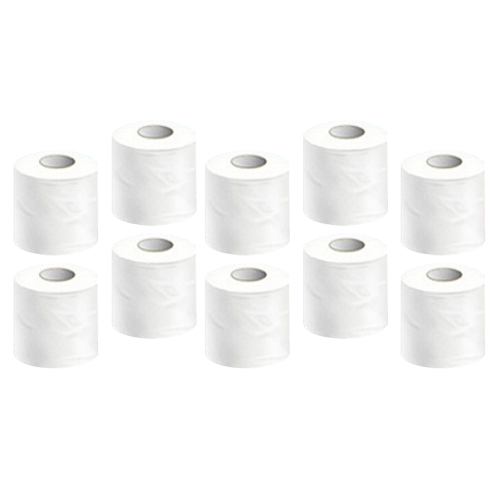 10 Rolls Comfortable 4 Ply Soft Professional Series Toilet Paper, Soft, Strong and Highly Absorbent Toilet Tissue Roll