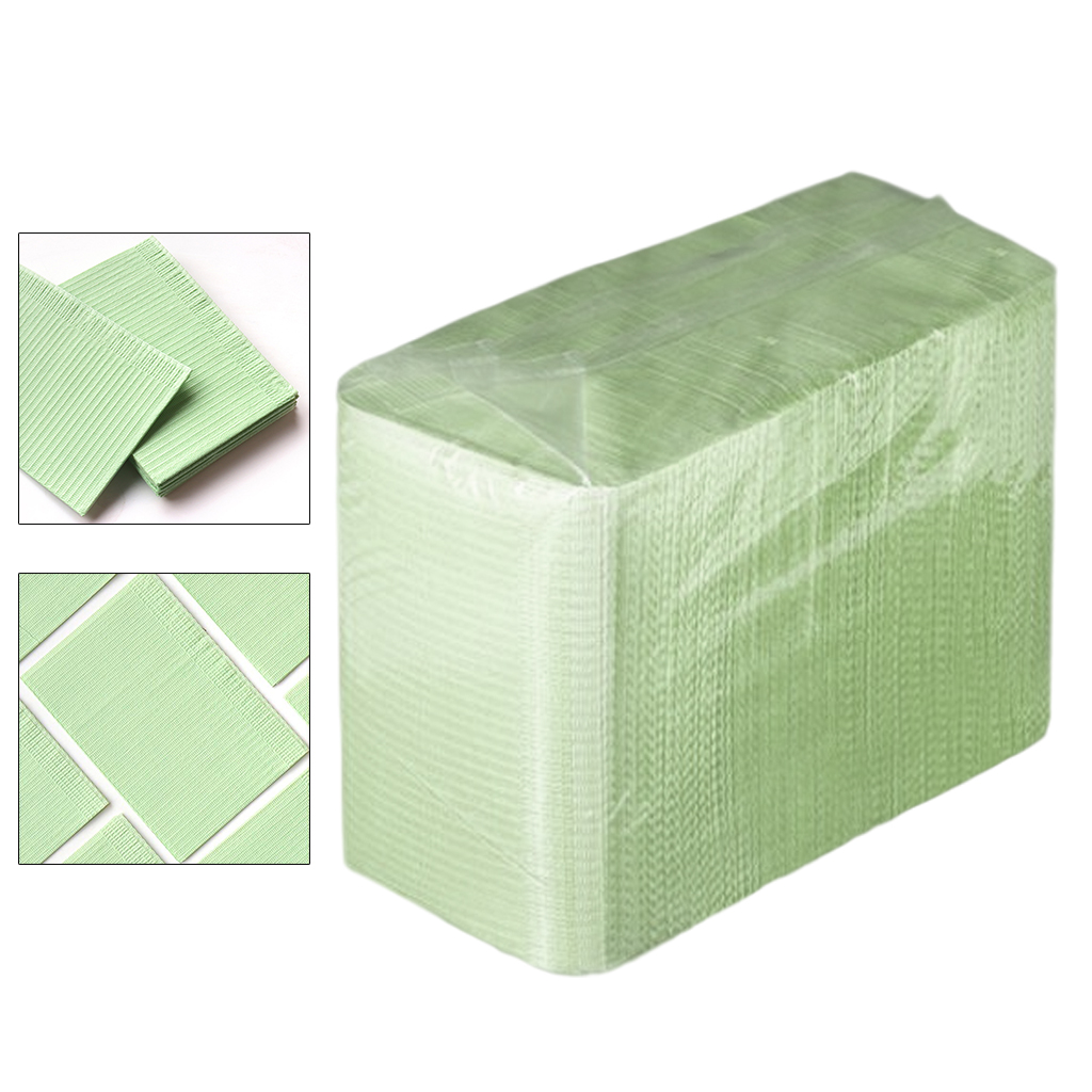  125x Tattoo Table Covers Clean Pad Patient Bibs Den tal Napkins Tattoo Tray Covers Tattoo Supplies for Salon 