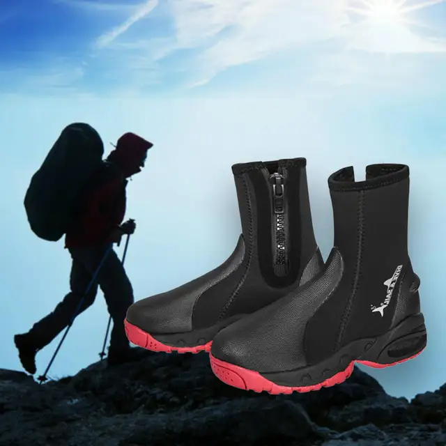 Set 5MM Rubber Diving Boots Slip Waterproof Shoes For Wetsuit Boots Fishing  Snorkeling Warming Swimming From Lzqlp, $25.05