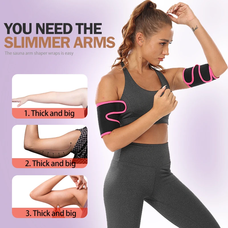 tummy tucker Women's Arm Shapers Trimmers Compression Sauna Sweat Body Shaper Bands Compression Wraps Lose Arm Fat Performance Sleeves 2 Pack spanx bodysuit
