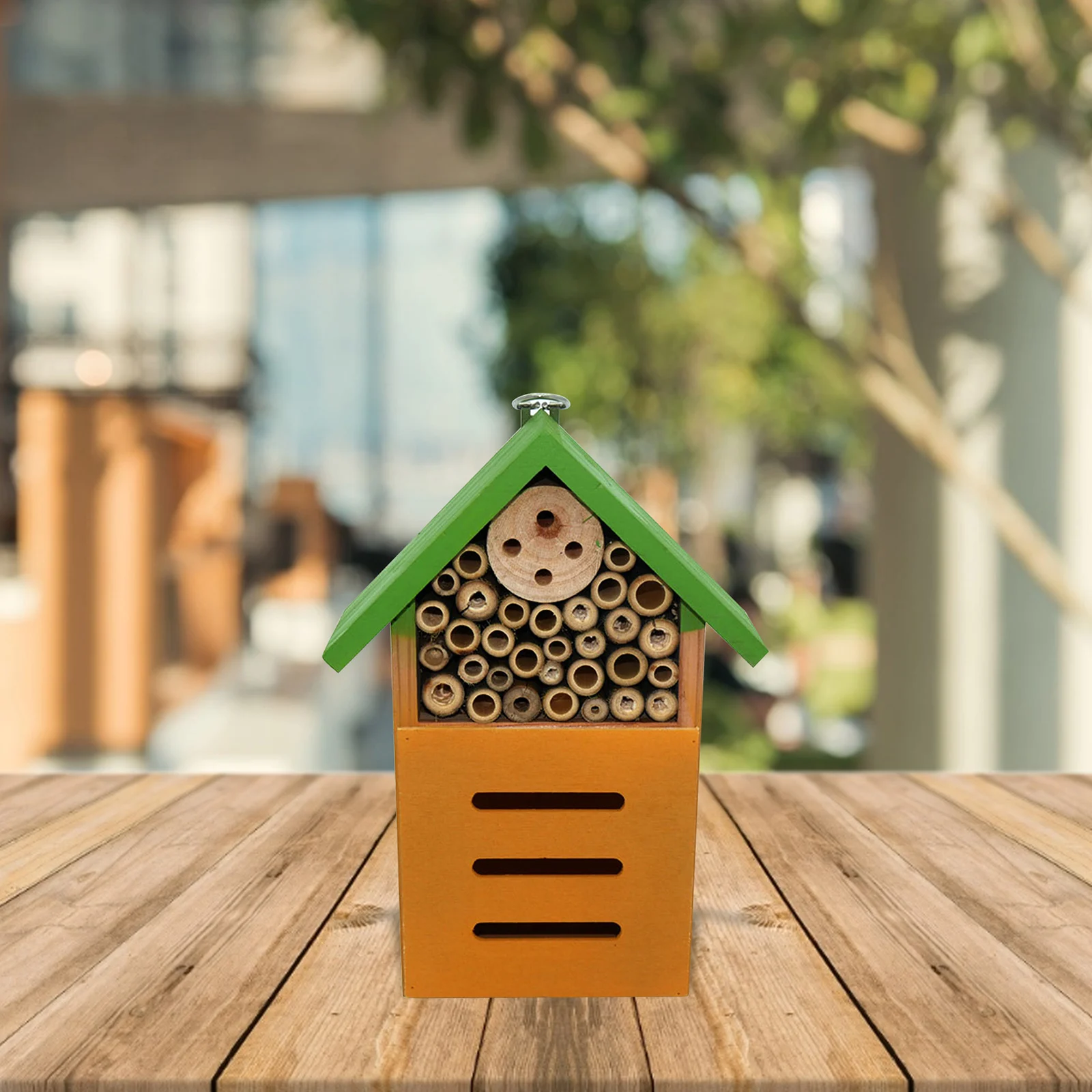 Portable Insect Bee House Wood Bug Rooms Shelters Garden Decoration Nests Box 