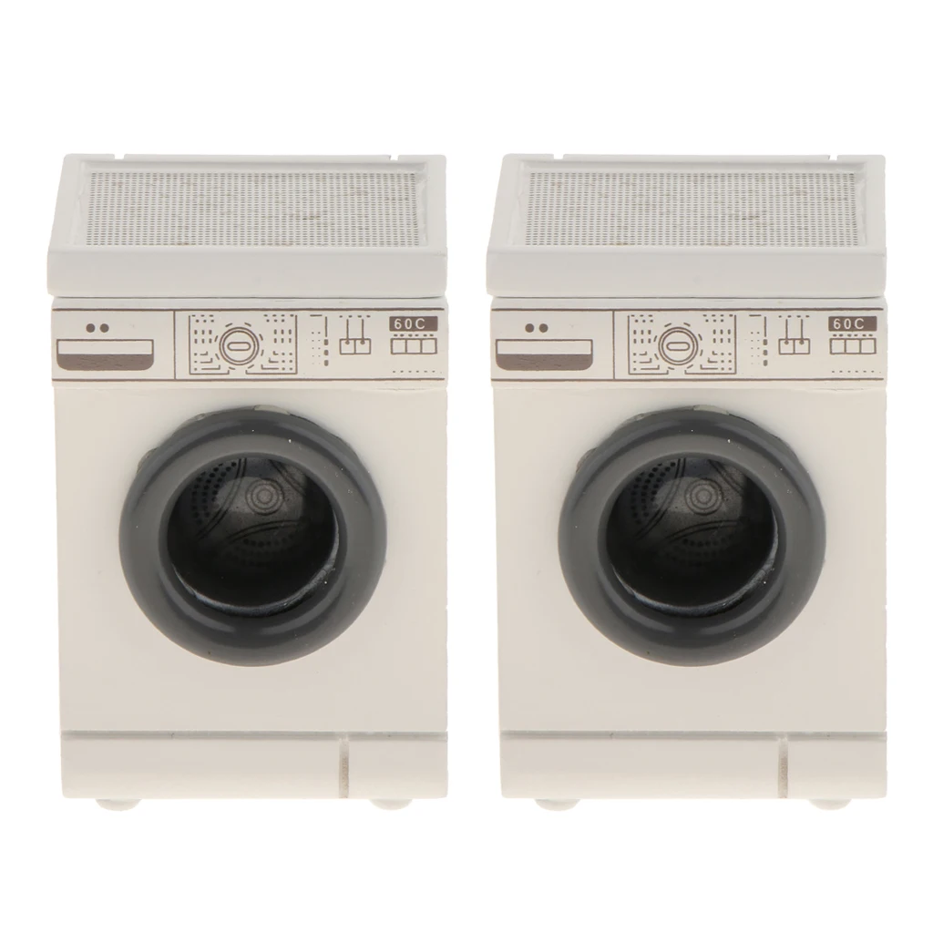 Dolls House White Washing Machine Utility Room Laundry Appliance 