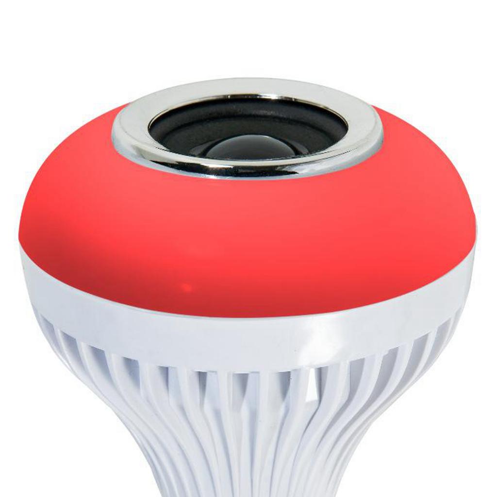5x5-7W Wireless Bluetooth Speaker Lamp LED RGB Music Bulb Light E27 Dimmable