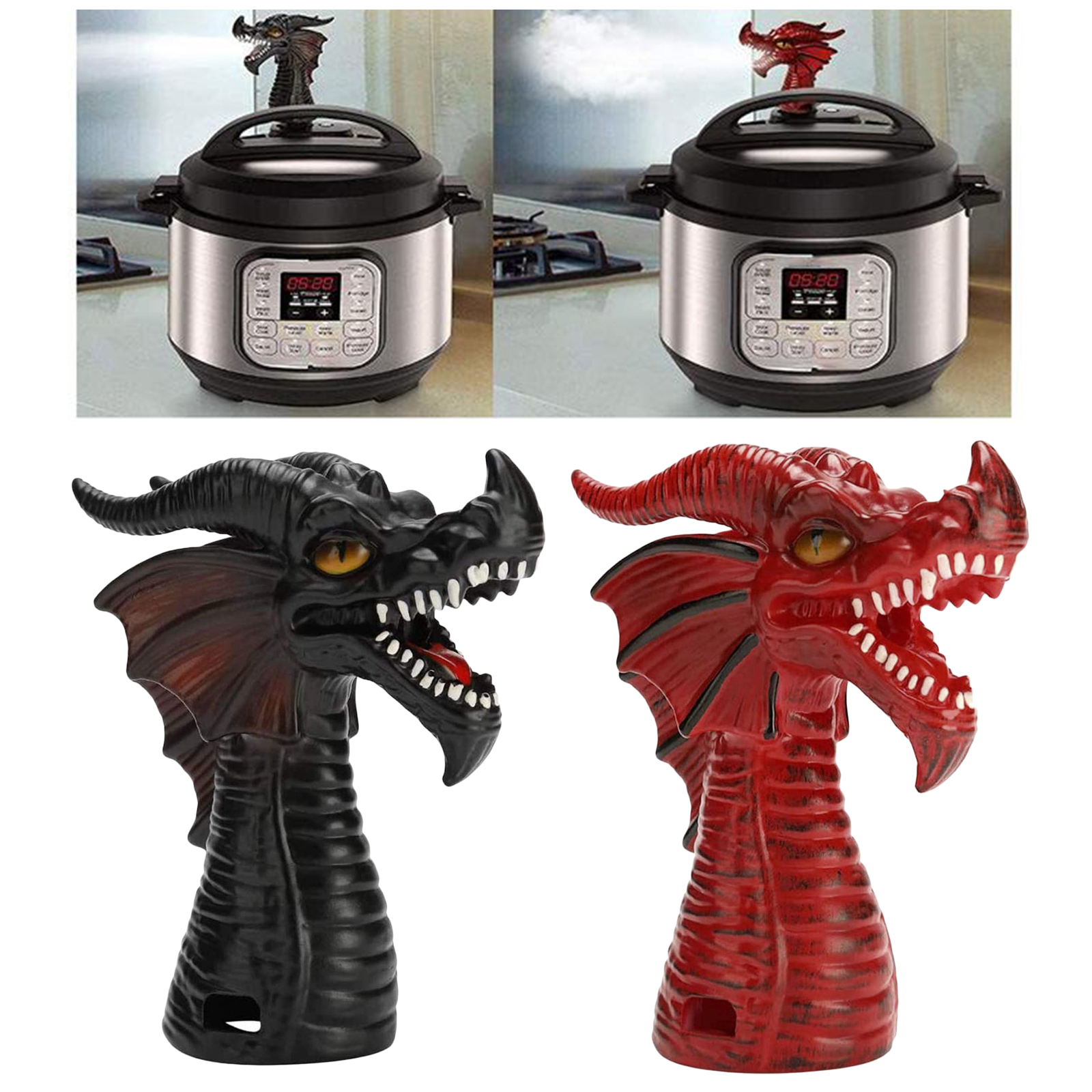 Dragon Pressure Steam Release Diverter Splitter Tool for Pressure Cooker