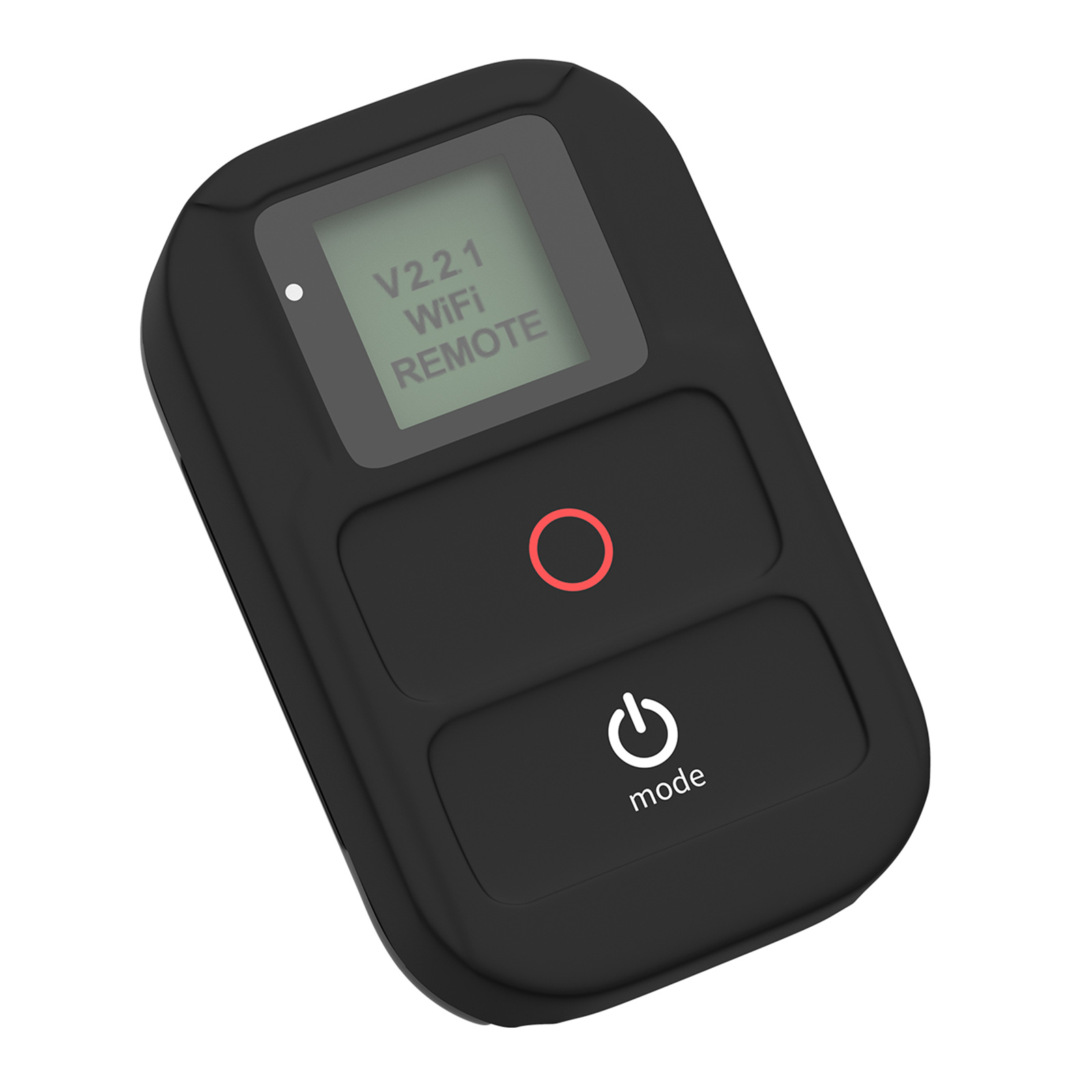 Remote Control with LCD Display One Button Switch Smart Controller for Pro 8/7/6/5/4 Accessories Black