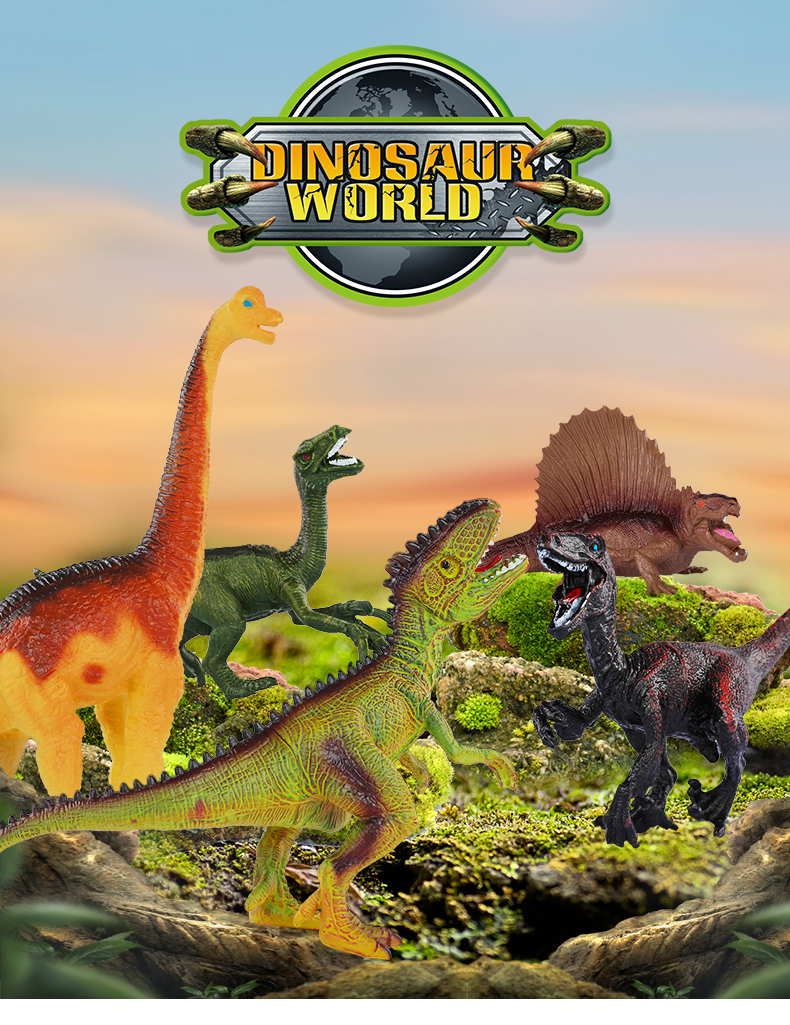 Crianças Dinossauros Jurássico Brinquedo Realista Dinossauro Playset Atividade Jogar Esteira Cena Faça Você Mesmo Simulação Brinquedos Presente-40 3d 1 High Quality Brinquedos e hobbies