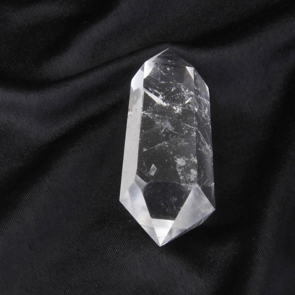 NATURAL CLEAR QUARTZ CRYSTAL CLUSTER DOUBLE POINTS  Xmas Gift