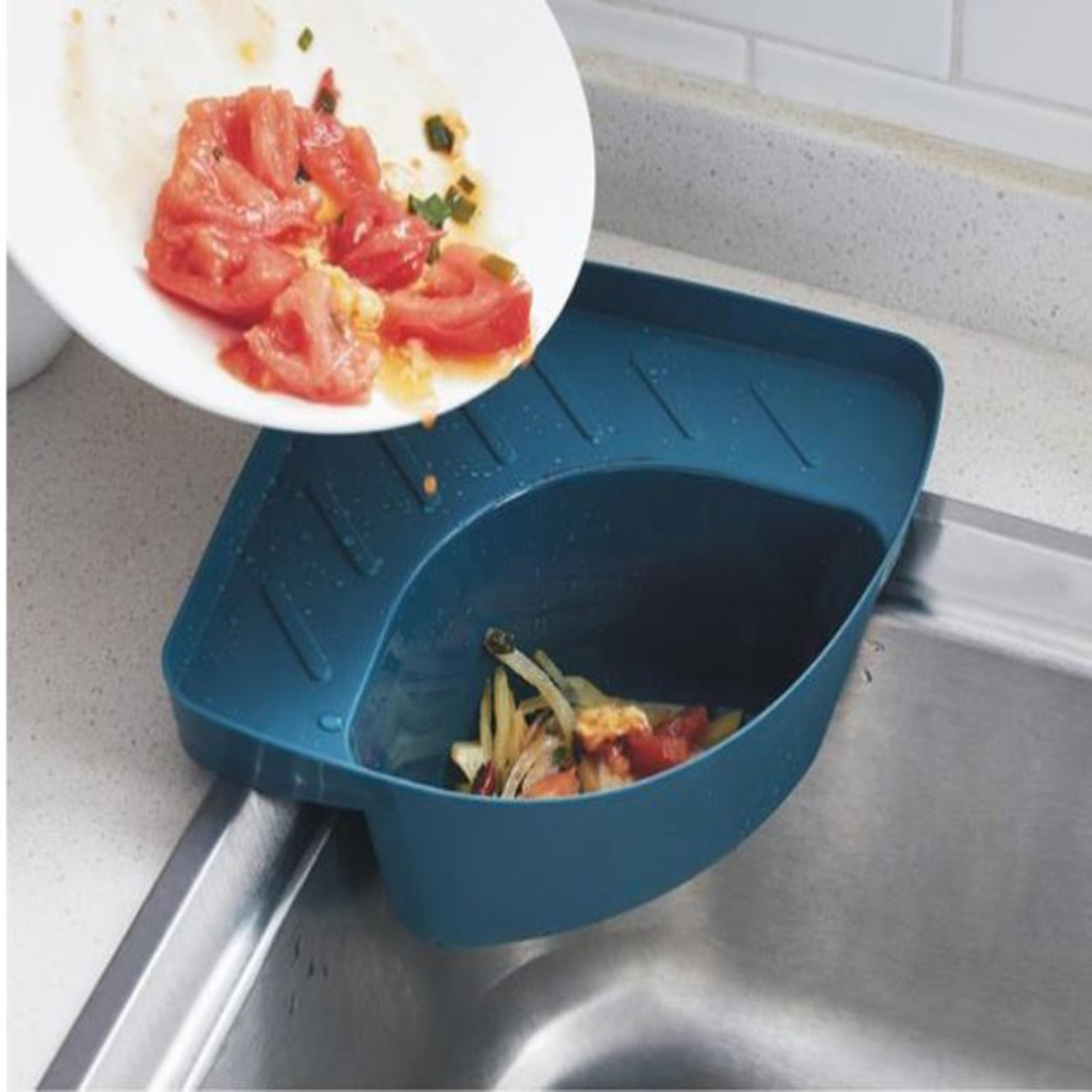 Sink Holder, Sink Storage Rack Bathroom Soap Storage Basket w/ Sucker Storage Rack for Fruit & Vegetable