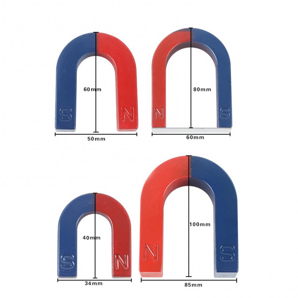 40 мм Подкова U-образный магнит детская эксперимент по физике развивающие  игрушки ребенок интеллектуальные Обучающие игрушки Обучающие ресурсы U  магнит | AliExpress