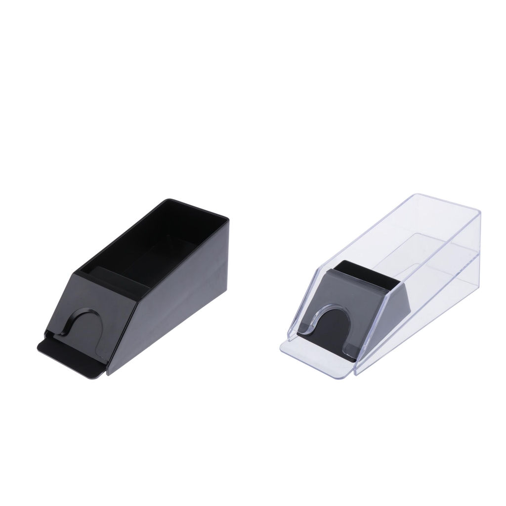 Plastic Blackjack Dealing Shoe Holds 1-4 Decks Casino Poker Dealer Playling Cards Game Table Games Accessories White/Black