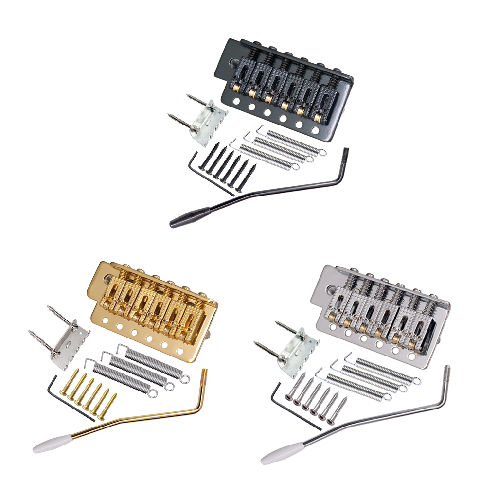 Zinc Alloy Roller Saddle Tremolo Trem Bridge with Bar for Fender  Squier
