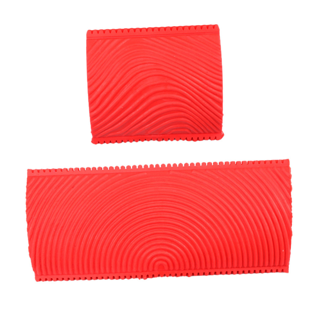 2x Artificial Lifelike DIY Wood Grain Pattern Tool F/ DIY Wall Ornament