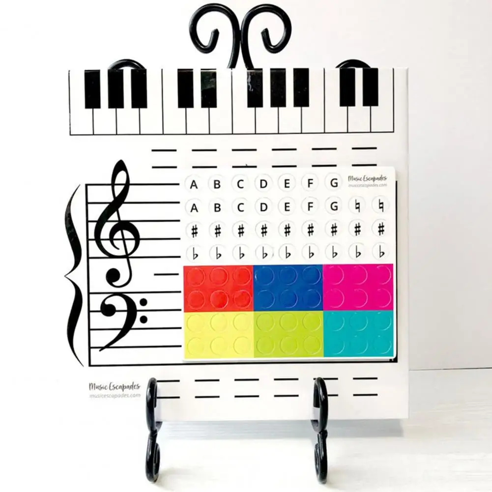 conjunto de música magnética placa pessoal papel apagável agradável teoria musical instrução whiteboard brinquedo para crianças