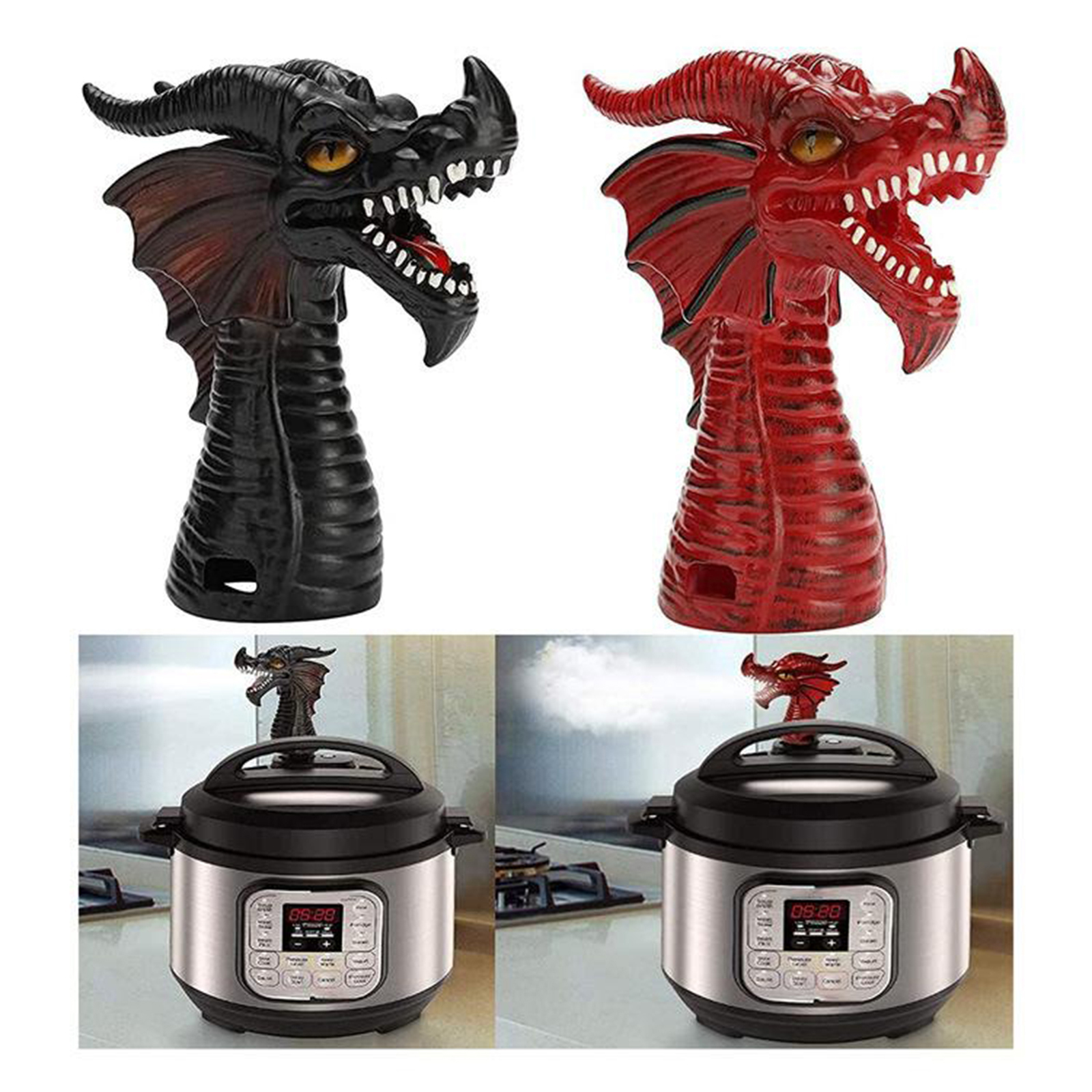Dragon Pressure Steam Release Diverter Splitter Tool for Pressure Cooker