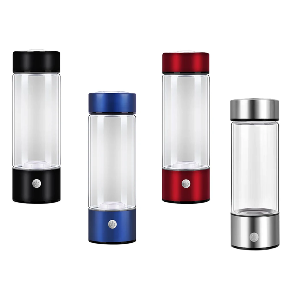 Durable Glass Hydrogen Generator Water Bottle Water Lonizer 10W 700-800ppb