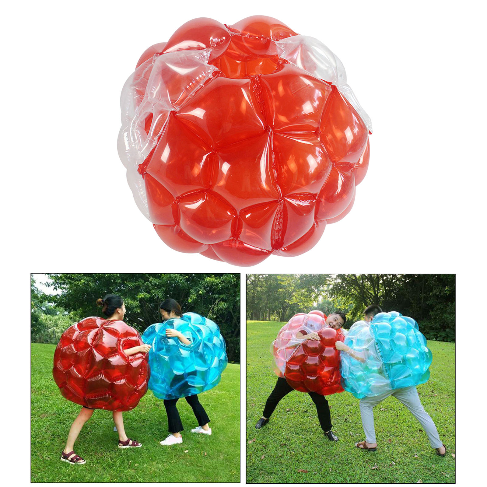 35 in Bumper Balls Soccer Inflatable Bumper Ball Human Hamster Knocker Body  Ball for Adults Teens Outdoor Team Gaming Play