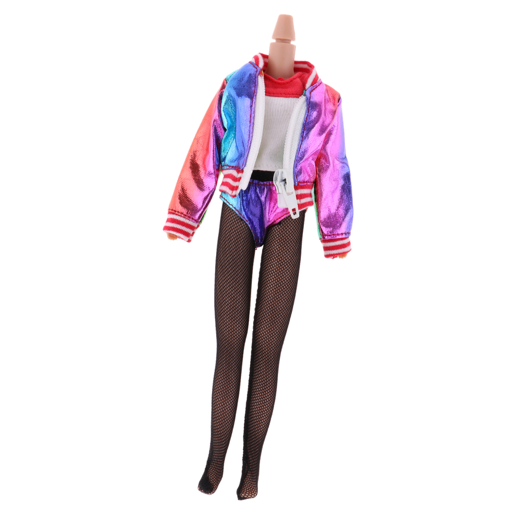 1/6 Scale Tan Skin Body and Joker Girl Suit for 12'' Blythe Doll Costom Use