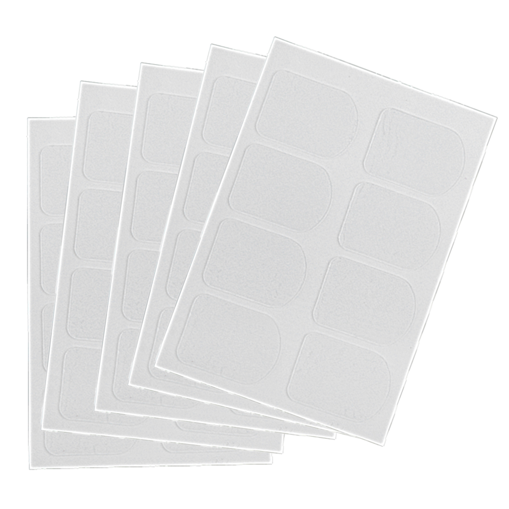 40Pcs Alto/Tenor Sax Transparent Mouthpiece Patch Pad Rubber Tooth Pad Cushions