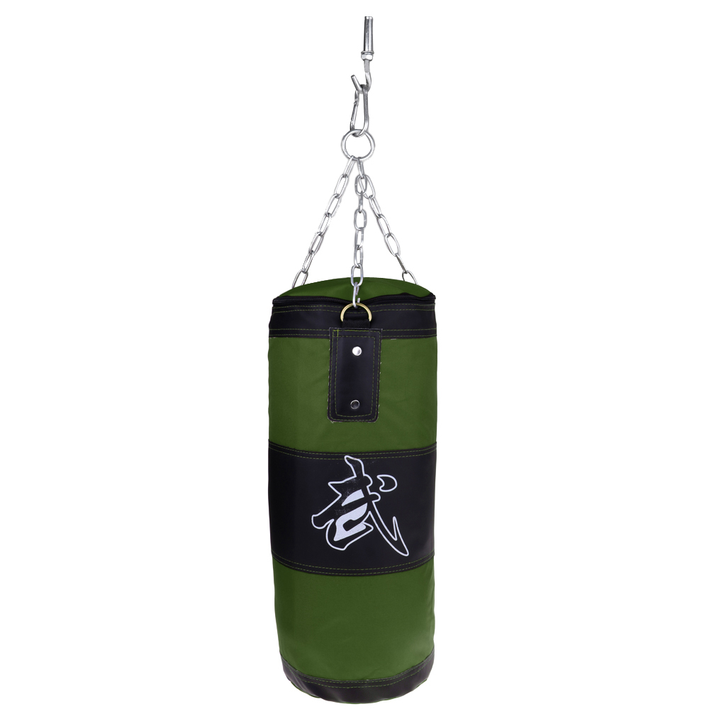 90cm Punch Bag MMA Boxing Training Sandbag Heavy Duty Bag for Fitness Practice and Responsiveness Improvement.