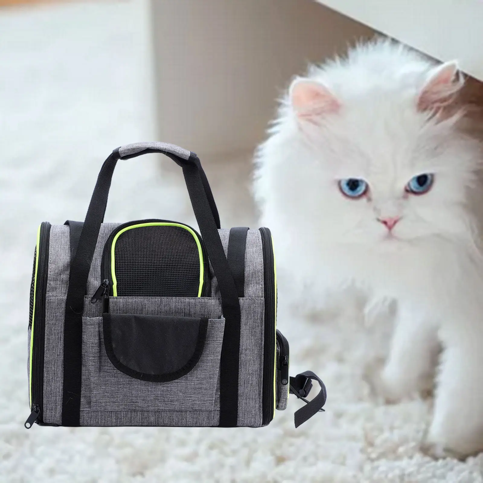 Soft-sided Carriers Backpack Portable Pet Bag Dog Carrier Bags Cat Carrier Outgoing Travel Breathable Pets Handbag