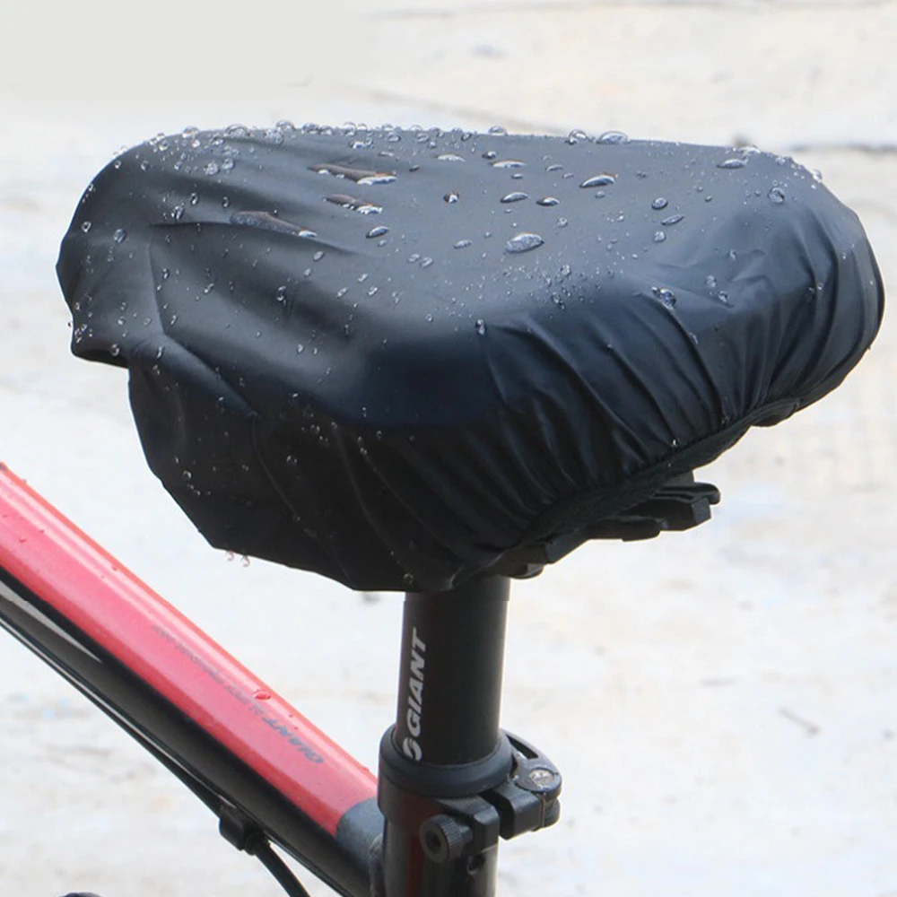 1pc Waterproof Bike Bicycle Seat Rain Cover Elastic Rain and Dust Resistant CP 