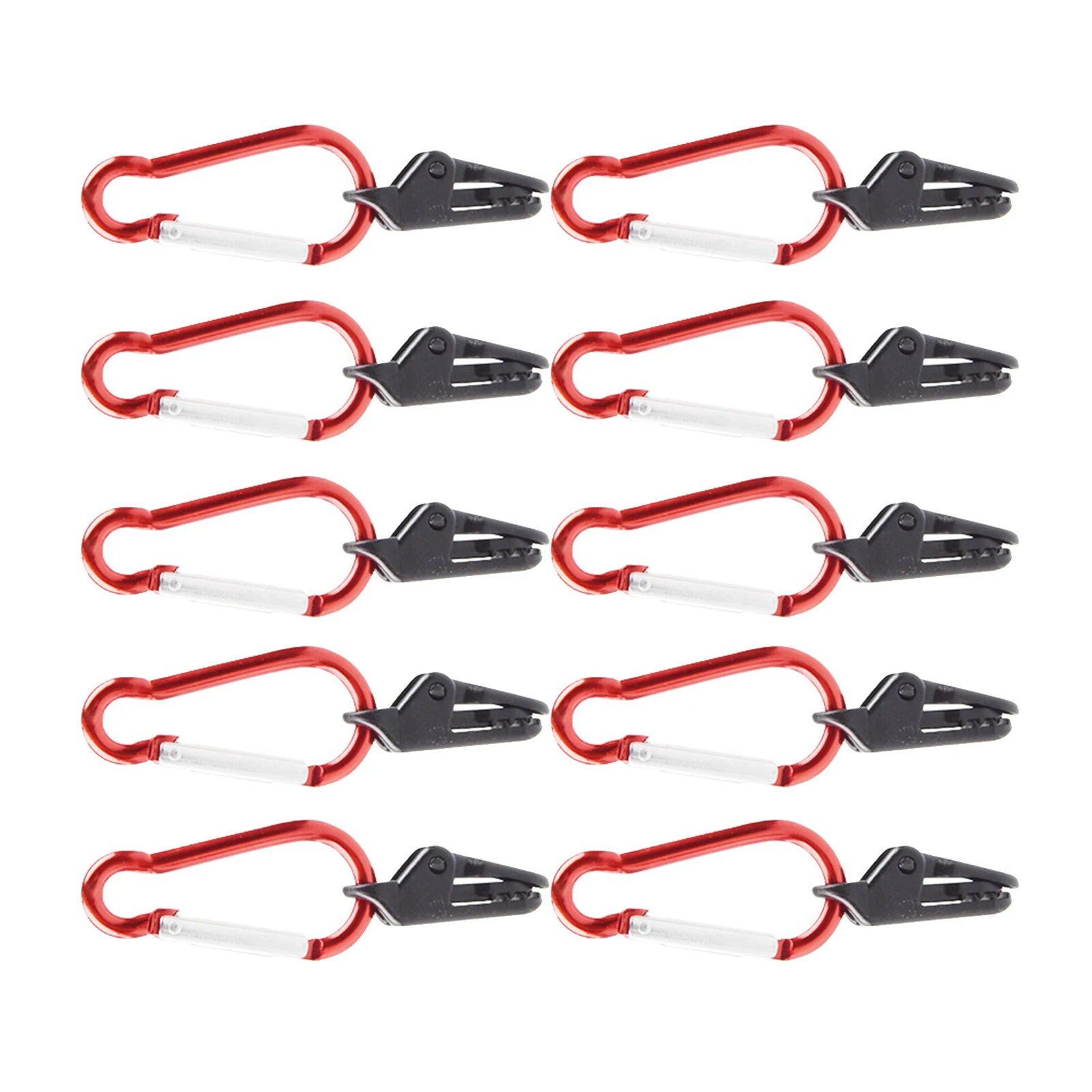 10pcs Tarp Clips, Heavy Duty Tarp Clips Alligator Hanger Tighten Grip Tent Trap Clip for Holding Up Tarp, Canopy, Sun Shade