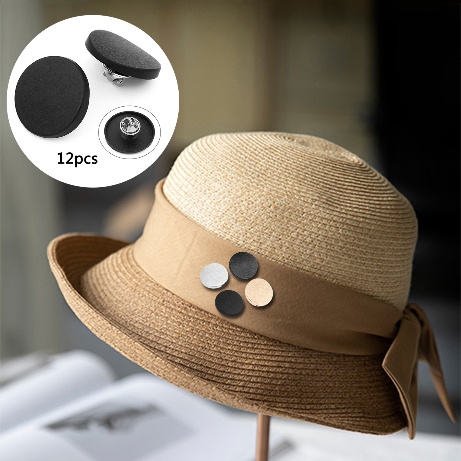 12x Snap Fastener Metal Pants Buttons Clothing Jeans Perfect Fit Adjust Button Self Increase Reduce Waist 18mm Free Nail Sewing